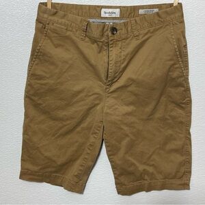 Goodfellow & Co Men's Brown Flat Front Chino Shorts